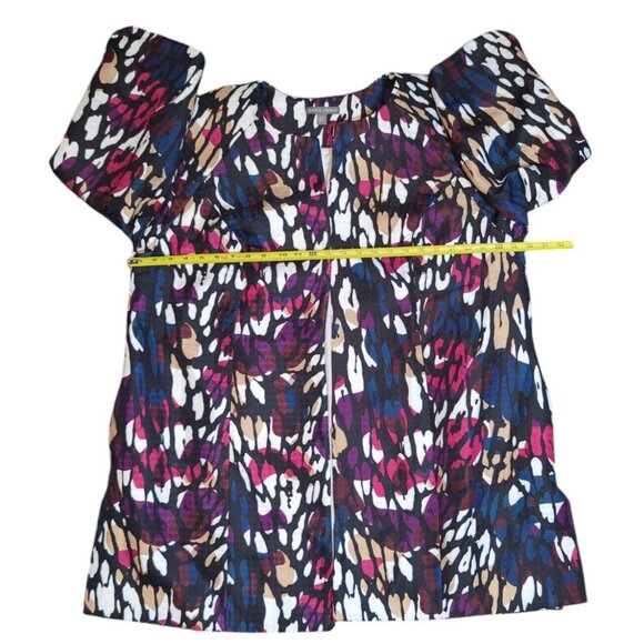 Jessica London Jacket Size 24W Open Front Colorful Artsy Art to Wear Vacay Caree - Picture 9 of 15